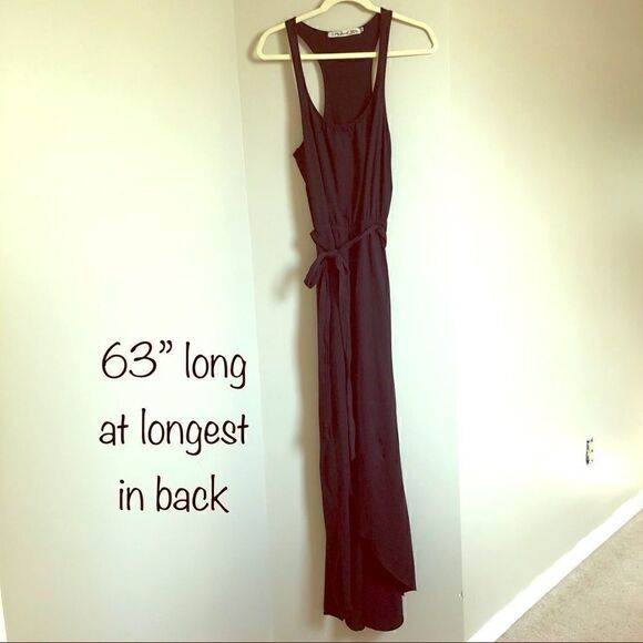Michael Stars Black Hi-Lo Maxi Dress - Picture 1 of 7